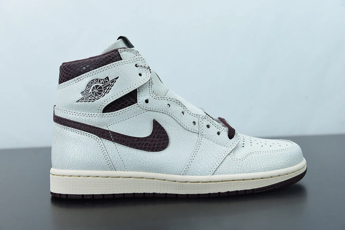 Fit Sporting Goods A Ma Maniere X Air Jordan 1 High OG Sail/Burgundy Crush For Sale - Image 2