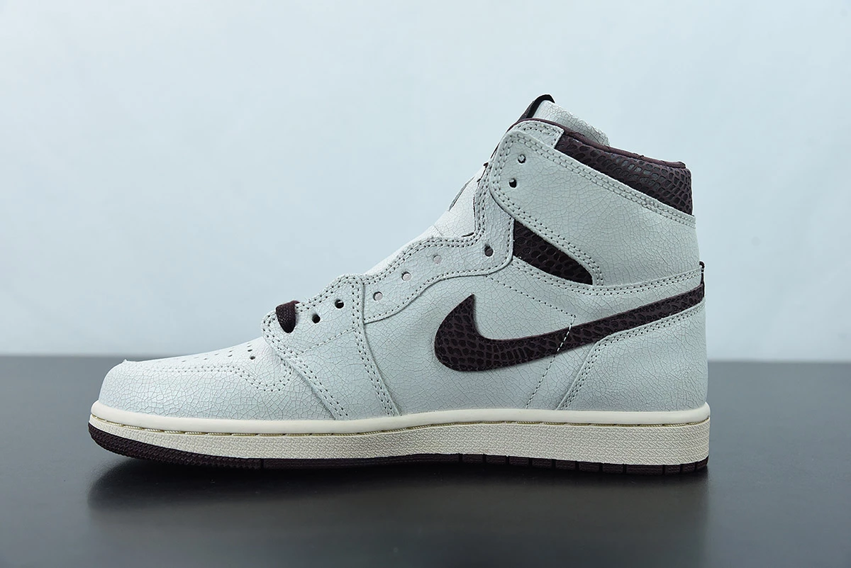 Fit Sporting Goods A Ma Maniere X Air Jordan 1 High OG Sail/Burgundy Crush For Sale - Image 3