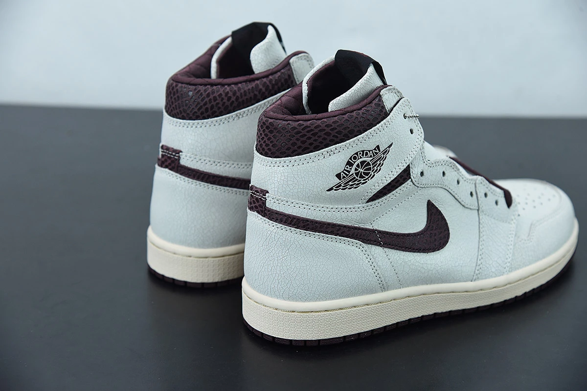 Fit Sporting Goods A Ma Maniere X Air Jordan 1 High OG Sail/Burgundy Crush For Sale - Image 7