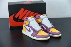 Fit Sporting Goods Air Jordan 1 High OG “Brotherhood” Gold/Bordeaux-White 555088-706 For Sale