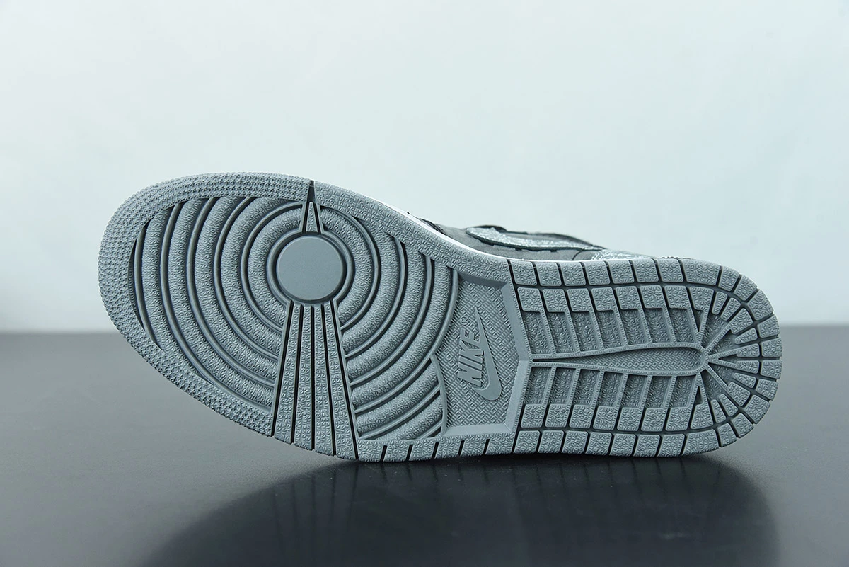 Fit Sporting Goods Air Jordan 1 High OG “Rebellionaire” Black/White-Particle Grey 555088-036 For Sale - Image 7