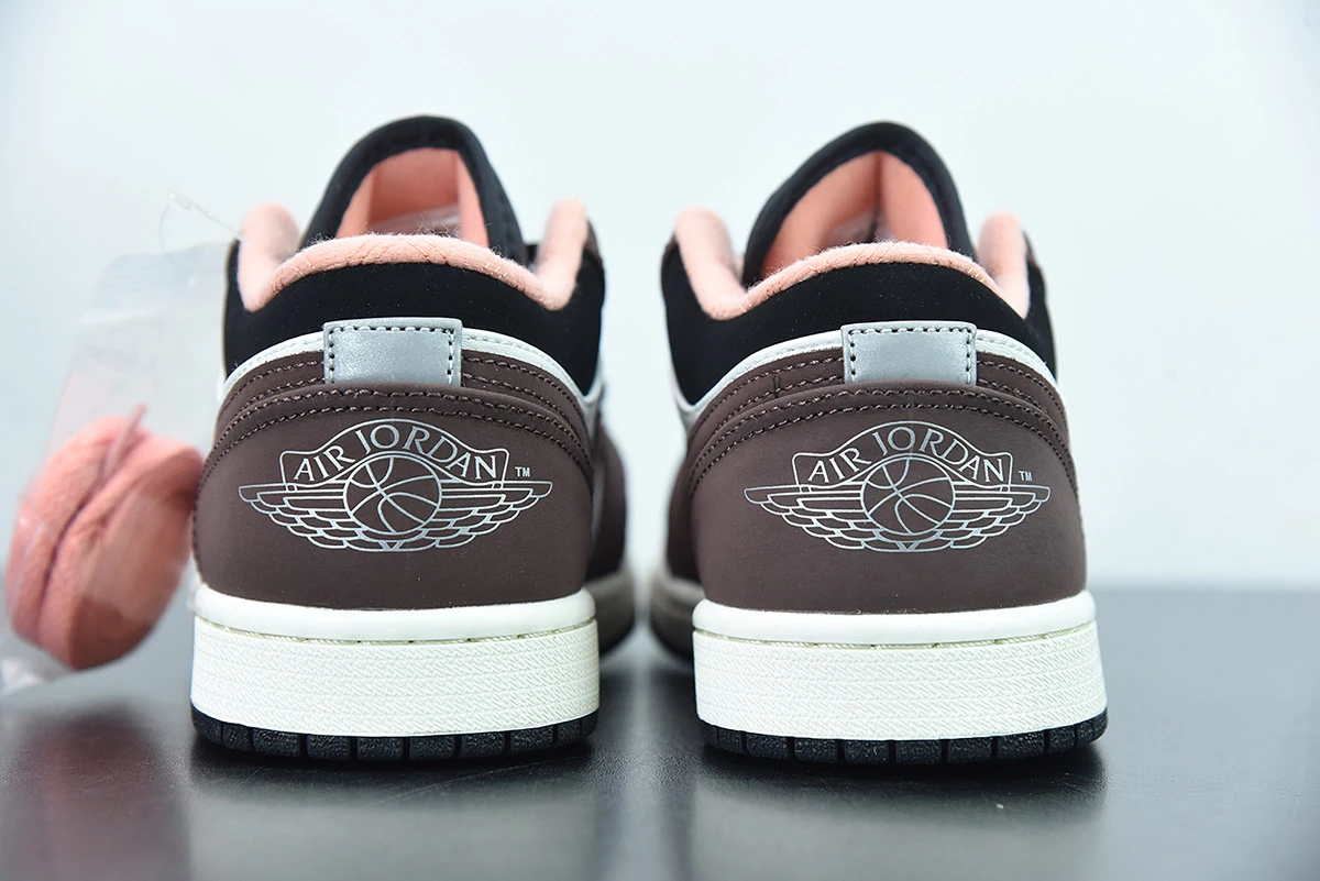 Fit Sporting Goods Air Jordan 1 Low Mocha/White/Black DC6991-200 For Sale - Image 8