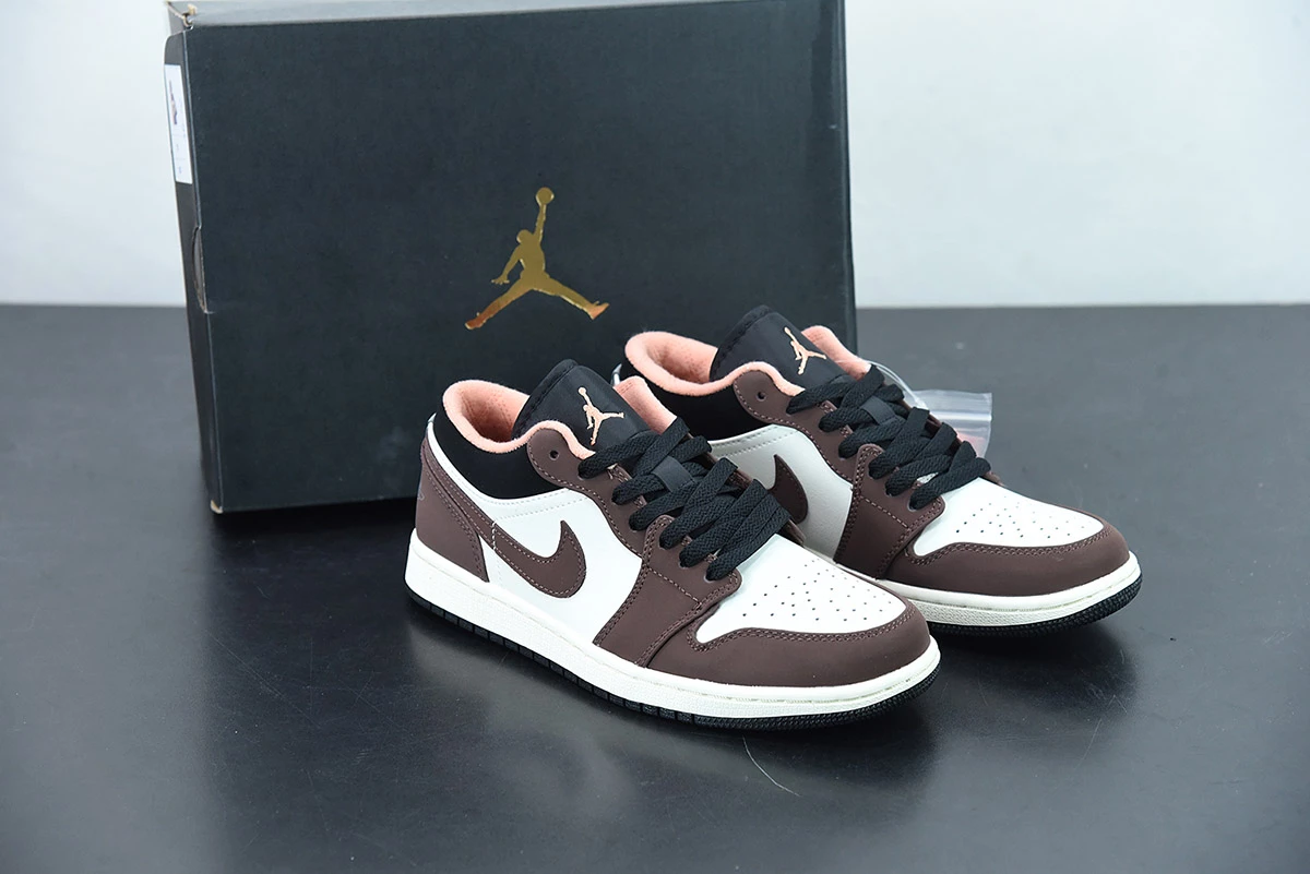 Fit Sporting Goods Air Jordan 1 Low Mocha/White/Black DC6991-200 For Sale
