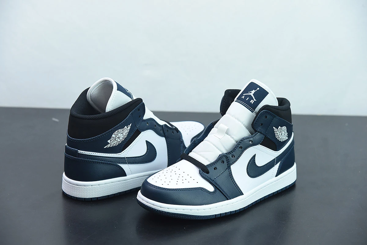 Fit Sporting Goods Air Jordan 1 Mid “Dark Teal” 554724-411 For Sale - Image 5