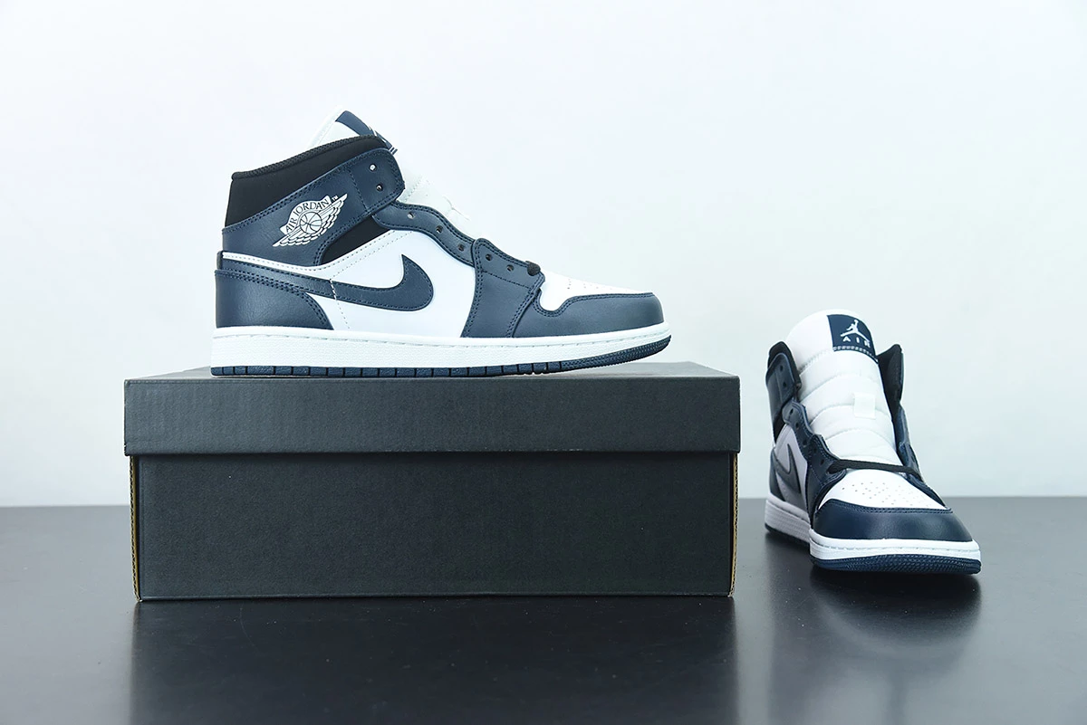 Fit Sporting Goods Air Jordan 1 Mid “Dark Teal” 554724-411 For Sale - Image 10