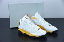 Fit Sporting Goods Air Jordan 13 White/University Red-Del Sol-Black 414571-167 For Sale