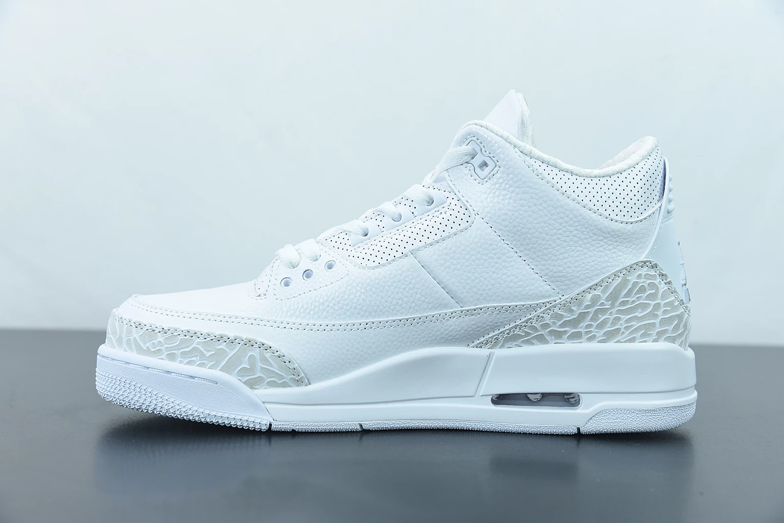 Fit Sporting Goods Air Jordan 3 Pure White 136064-111 For Sale - Image 3