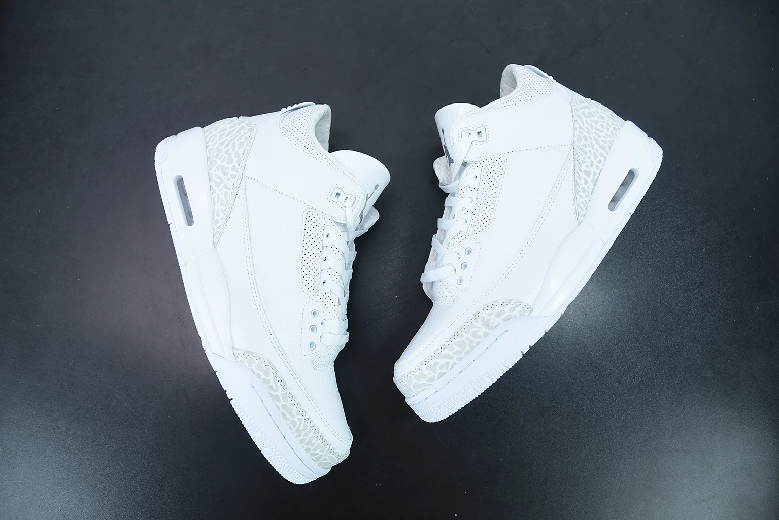 Fit Sporting Goods Air Jordan 3 Pure White 136064-111 For Sale - Image 4