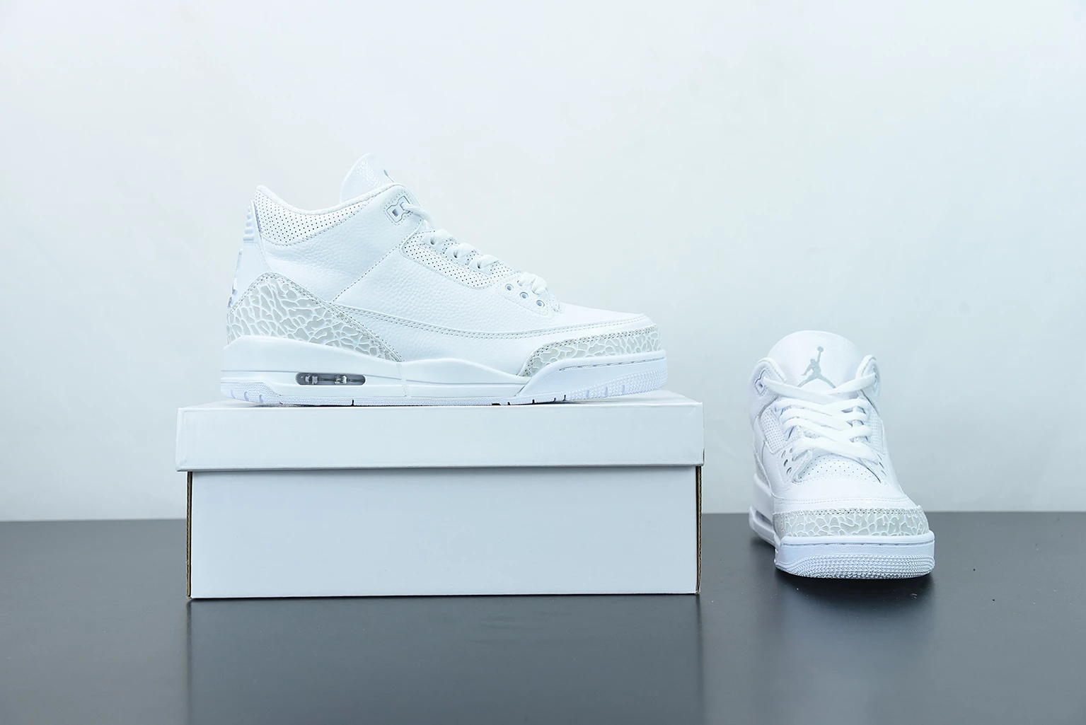 Fit Sporting Goods Air Jordan 3 Pure White 136064-111 For Sale - Image 10
