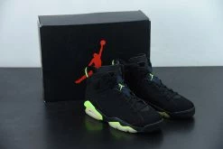 Fit Sporting Goods Air Jordan 6 Black/Electric Green CT8529-003 For Sale