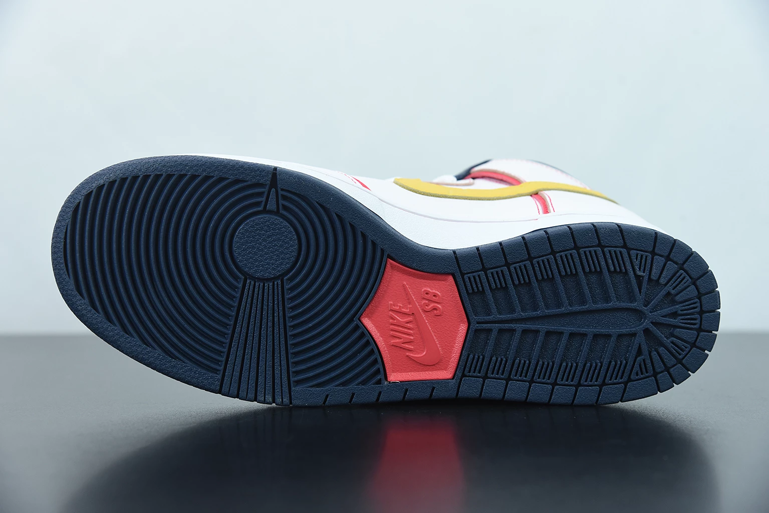 Fit Sporting Goods Gundam X Nike SB Dunk High Project Unicorn RX-0 White/Amarillo DH7717-100 For Sale - Image 7