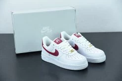 Fit Sporting Goods Nike Air Force 1 Low ’07 White Noble Red For Sale