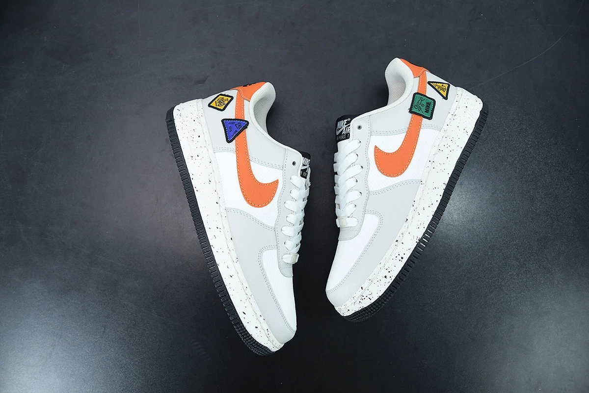 Fit Sporting Goods Nike Air Force 1 Low “ACG” Light Bone/Sail-White-Blue Stone-Starfish Orange For Sale - Image 4