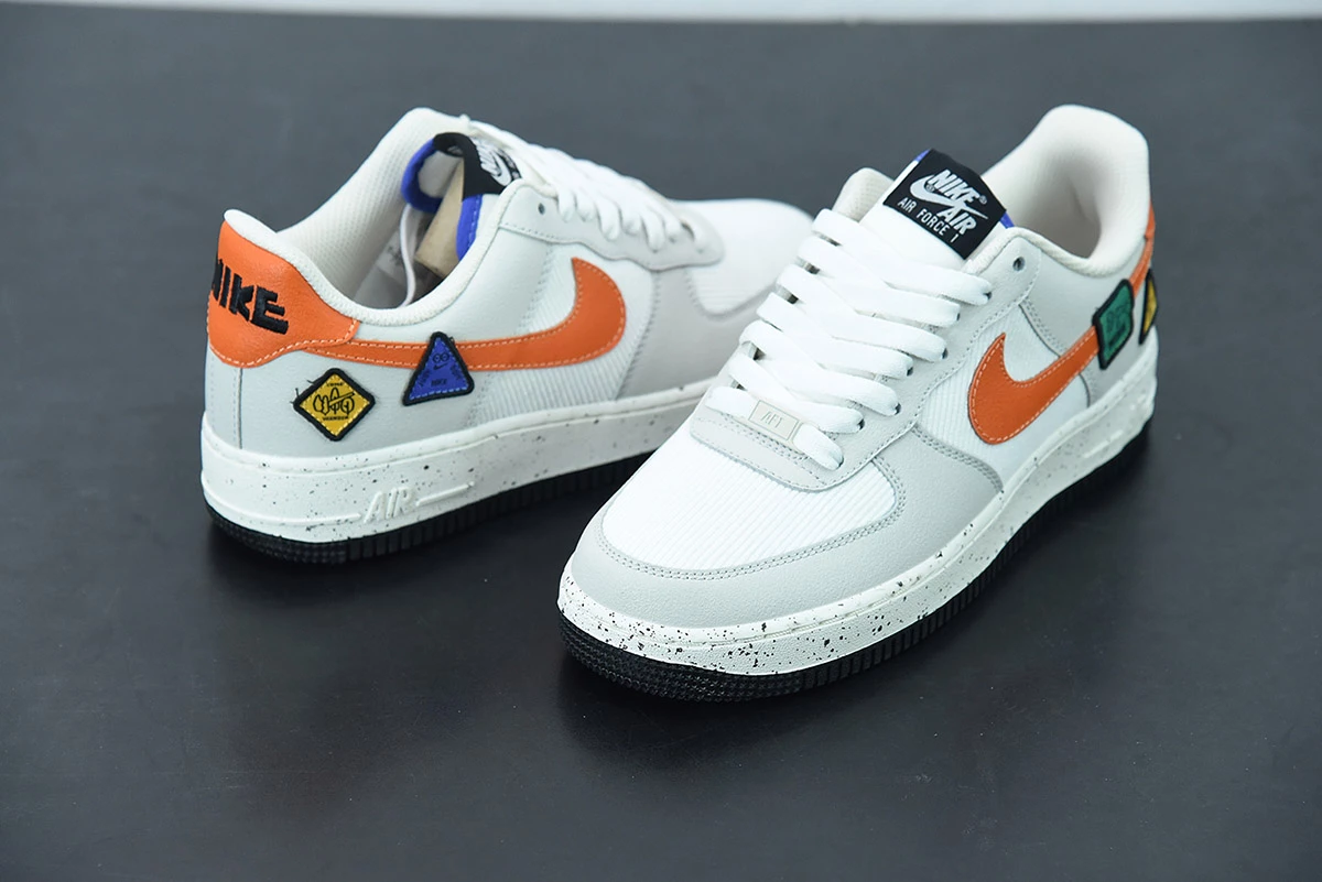 Fit Sporting Goods Nike Air Force 1 Low “ACG” Light Bone/Sail-White-Blue Stone-Starfish Orange For Sale - Image 5