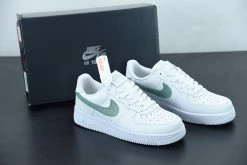 Fit Sporting Goods Nike Air Force 1 Low “Glitter Swoosh” White Green DH4407-100 For Sale