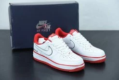 Fit Sporting Goods Nike Air Force 1 Low “Hello” White/University Red-Black CZ0327-100 For Sale