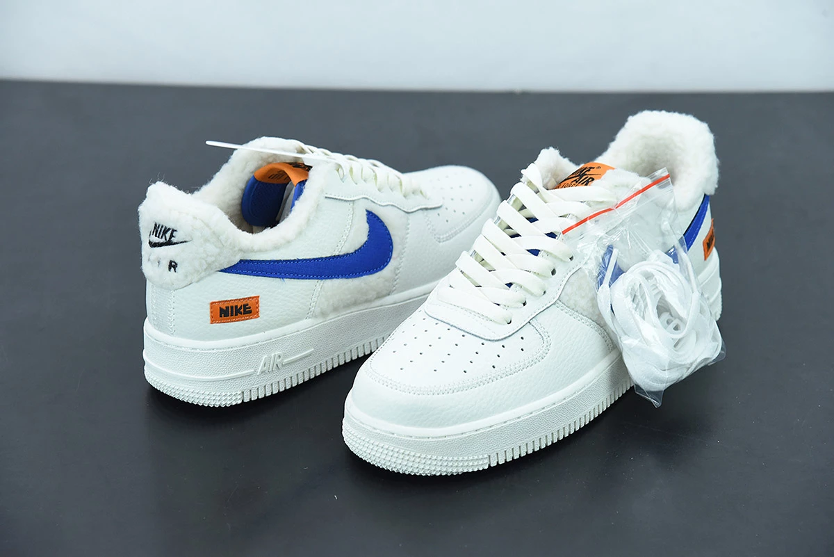 Fit Sporting Goods Nike Air Force 1 Low ‘Sherpa Fleece’ DO6680-100 For Sale - Image 4