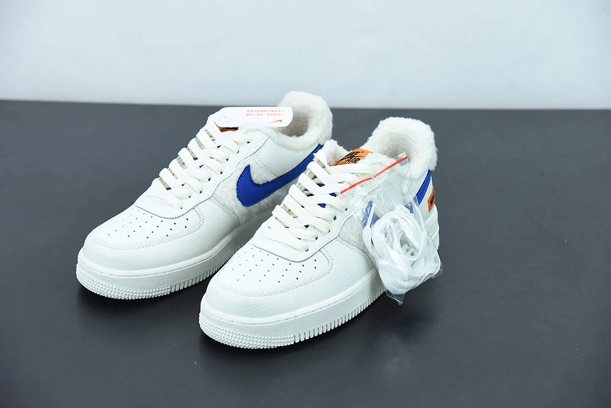 Fit Sporting Goods Nike Air Force 1 Low ‘Sherpa Fleece’ DO6680-100 For Sale - Image 5