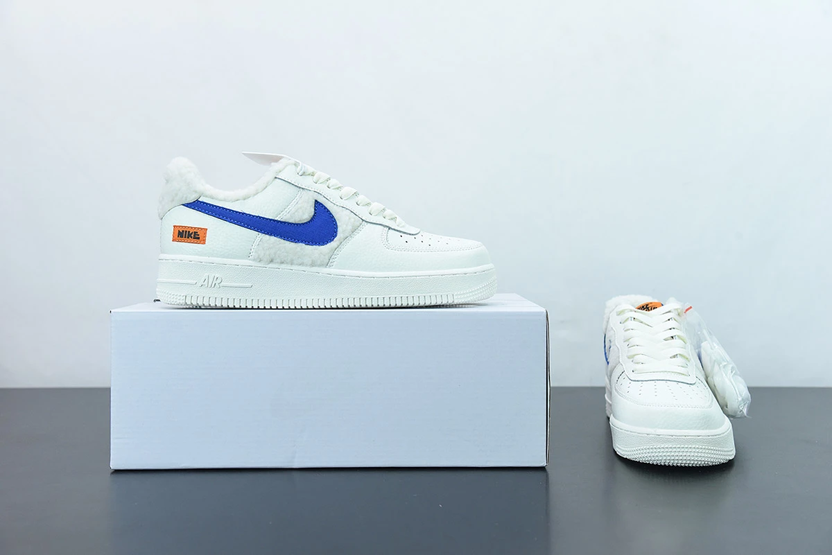 Fit Sporting Goods Nike Air Force 1 Low ‘Sherpa Fleece’ DO6680-100 For Sale - Image 9