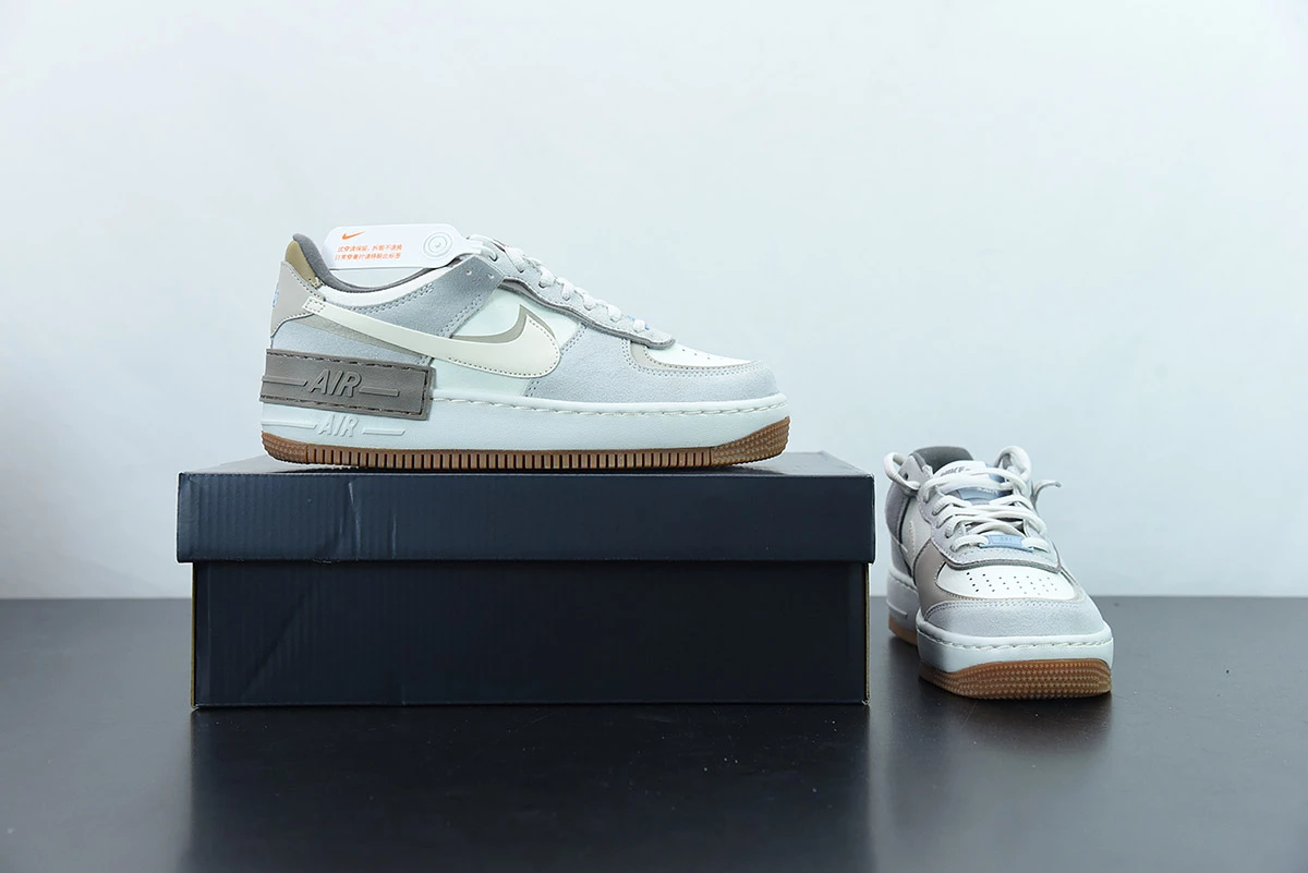 Fit Sporting Goods Nike Air Force 1 Shadow Sail/Pale Ivory DO7449-111 For Sale - Image 9