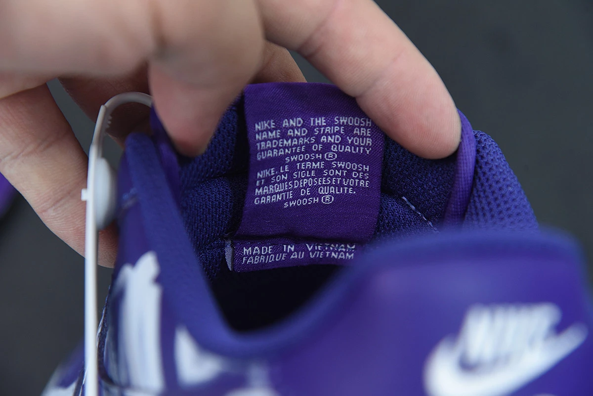 Fit Sporting Goods Nike Air Force 1 Skeleton Court Purple White CU8067-500 For Sale - Image 10