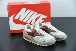 Fit Sporting Goods Nike Air Max 1 City Pack “Amsterdam” Red Bark/Khaki-Terra Blush-Dusty Peach For Sale