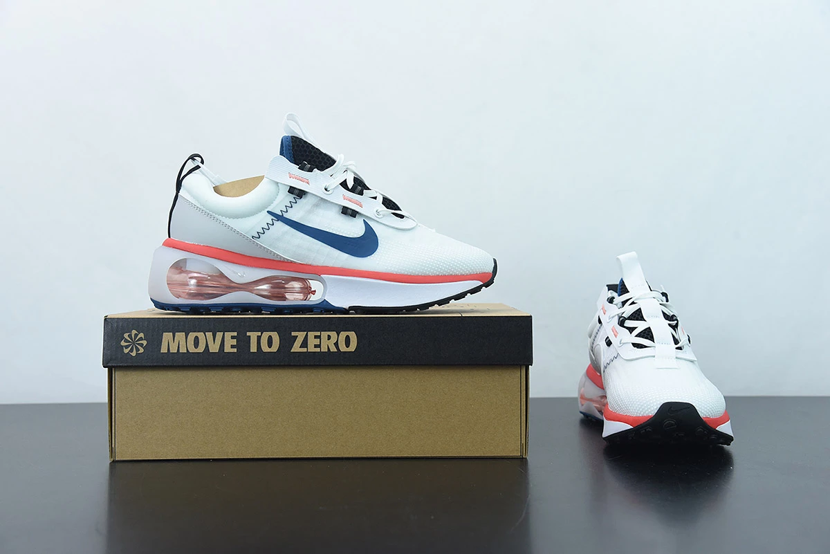 Fit Sporting Goods Nike Air Max 2021 Navy Crimson Iron Grey For Sale - Image 10