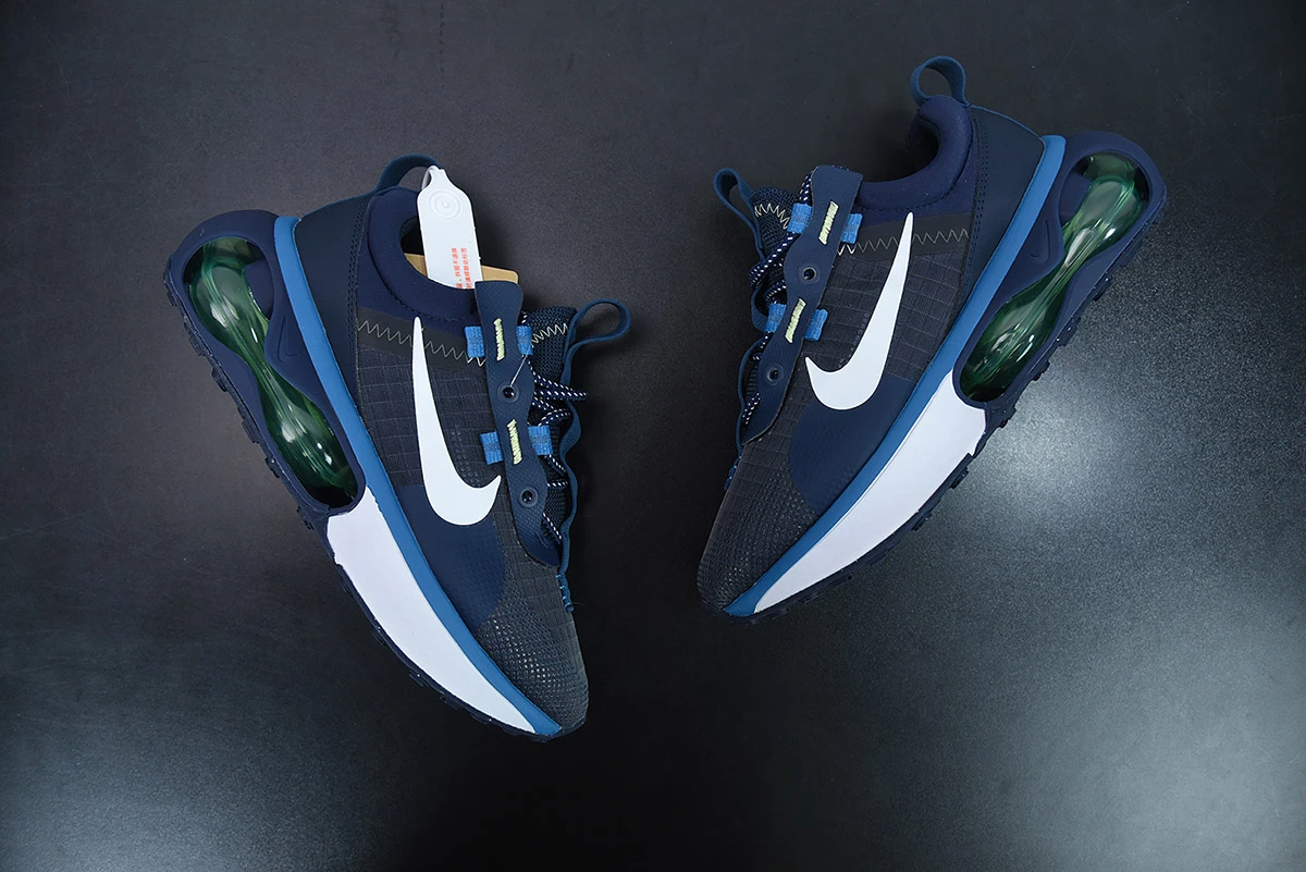 Fit Sporting Goods Nike Air Max 2021 Obsidian/Lime Glow-Brigade Blue-White For Sale - Image 4