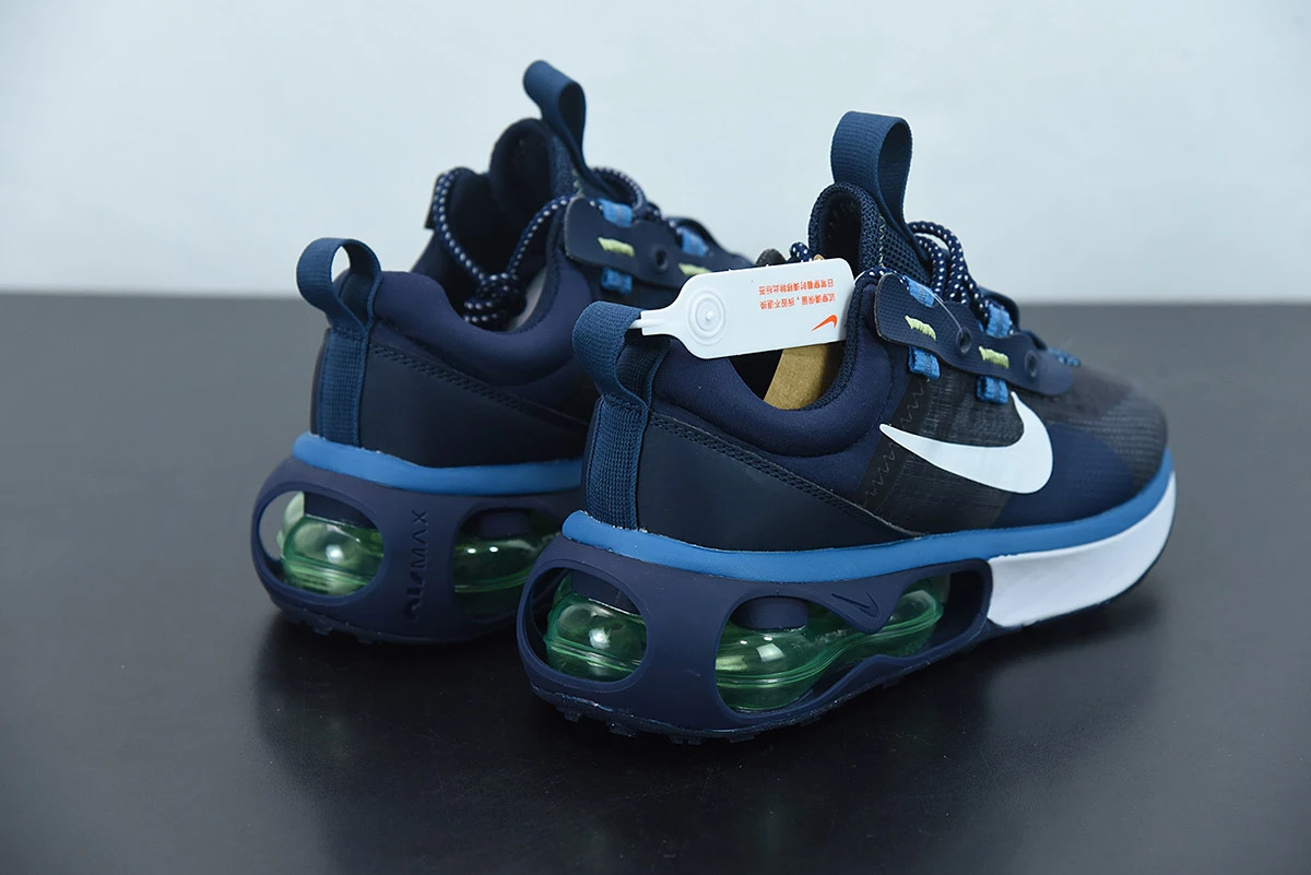Fit Sporting Goods Nike Air Max 2021 Obsidian/Lime Glow-Brigade Blue-White For Sale - Image 7