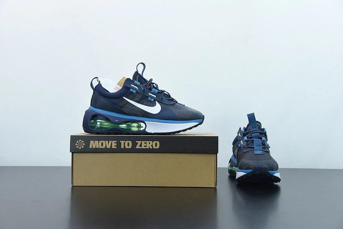 Fit Sporting Goods Nike Air Max 2021 Obsidian/Lime Glow-Brigade Blue-White For Sale - Image 10