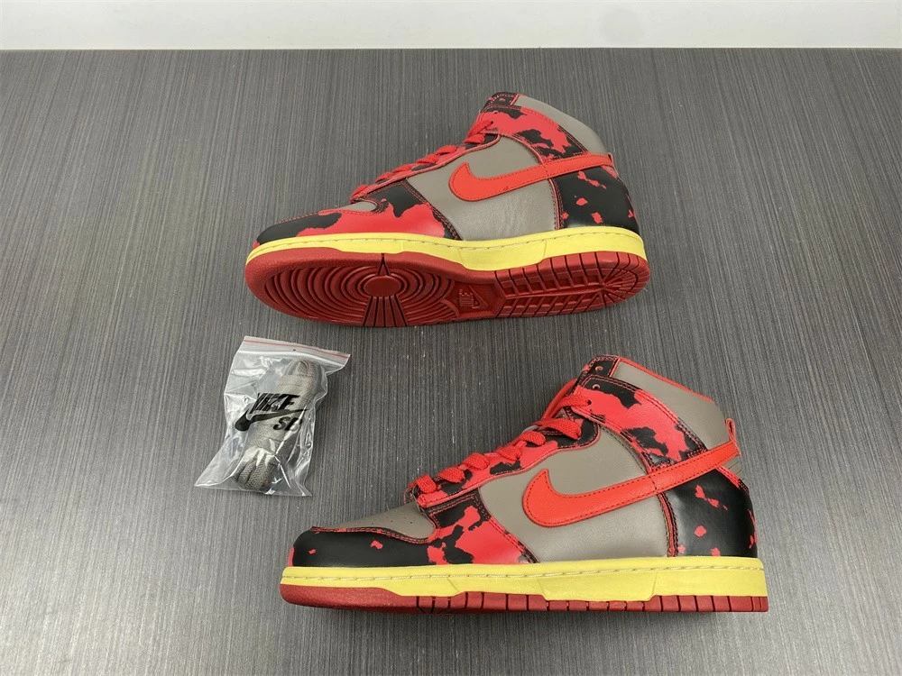 Fit Sporting Goods Nike Dunk High 1985 ‘Red Acid Wash’ DD9404-600 For Sale - Image 2