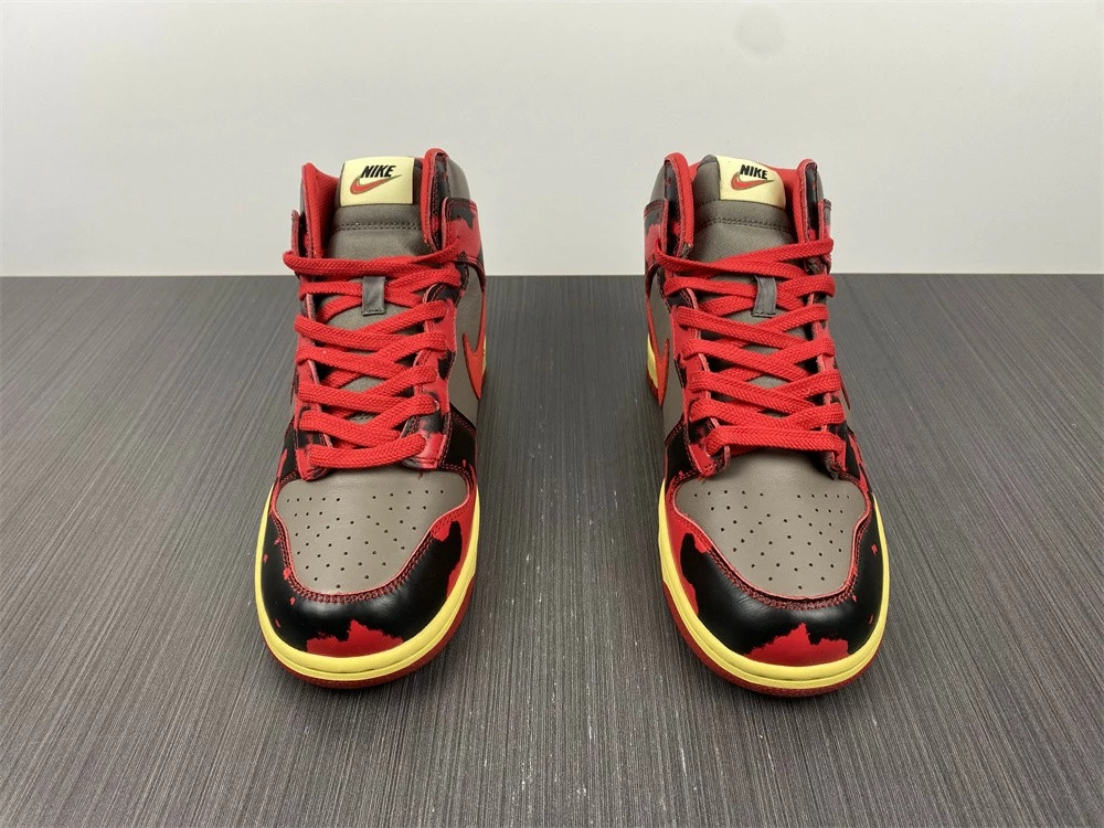 Fit Sporting Goods Nike Dunk High 1985 ‘Red Acid Wash’ DD9404-600 For Sale - Image 11