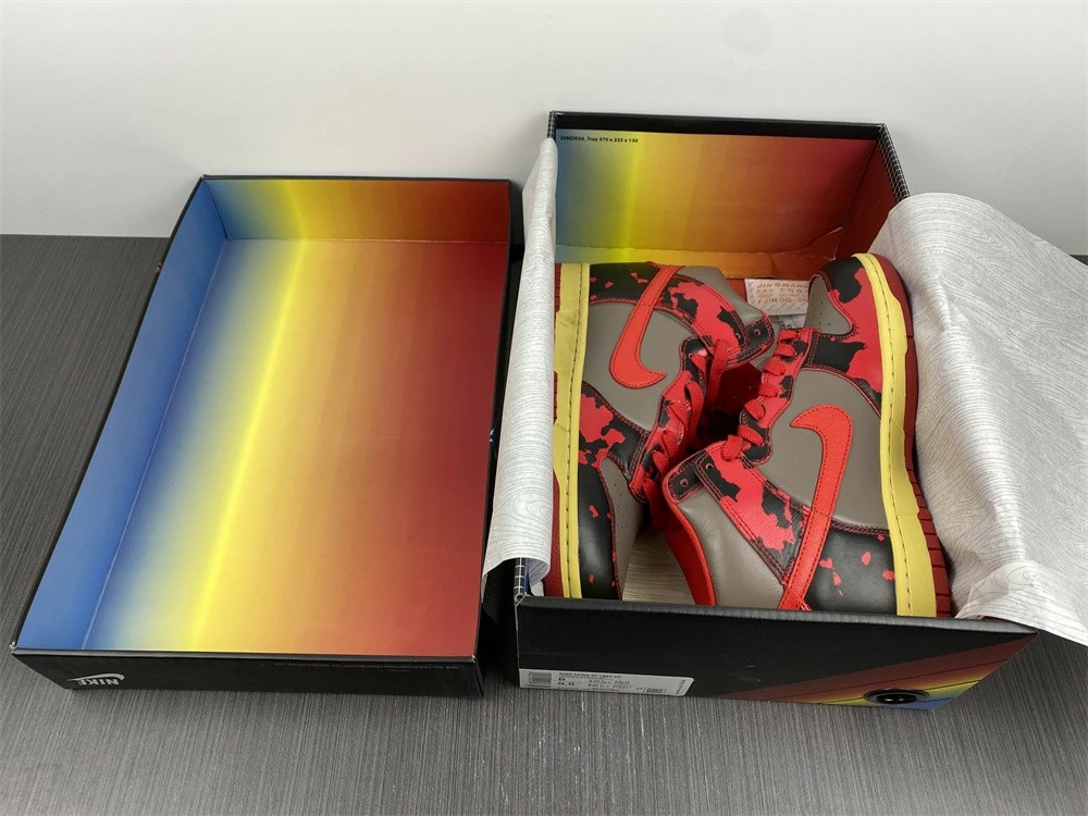 Fit Sporting Goods Nike Dunk High 1985 ‘Red Acid Wash’ DD9404-600 For Sale - Image 6