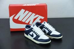 Fit Sporting Goods Nike Dunk Low White/Midnight Navy DD1503-115 For Sale