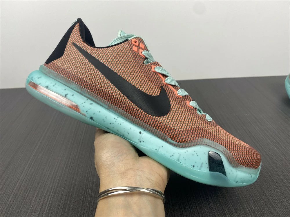 Fit Sporting Goods Nike Kobe 10 “Easter” Hot Lava/Black-Sunset Glow 705317-808 For Sale - Image 2