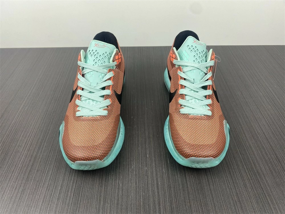Fit Sporting Goods Nike Kobe 10 “Easter” Hot Lava/Black-Sunset Glow 705317-808 For Sale - Image 6