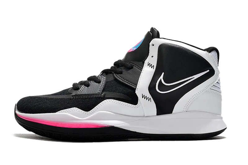 Fit Sporting Goods Nike Kyrie 8 ‘South Beach’ Black/White-Pink DC9134-003 For Sale - Image 2