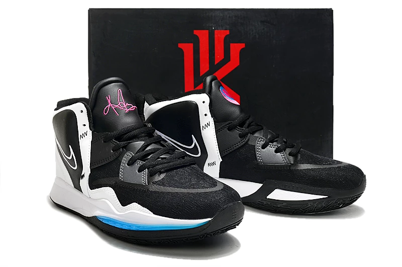 Fit Sporting Goods Nike Kyrie 8 ‘South Beach’ Black/White-Pink DC9134-003 For Sale - Image 6