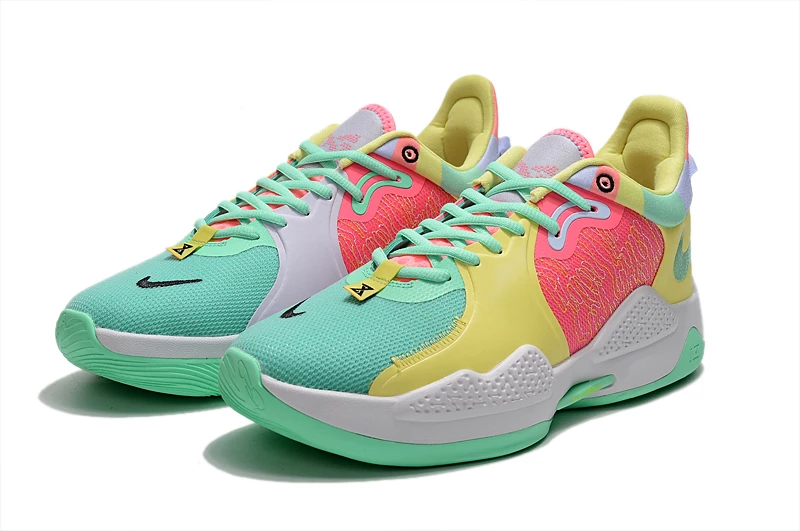 Fit Sporting Goods Nike PG 5 “Daughters” Green Glow/White-Sunset Pulse-Black CW3143-301 For Sale - Image 3