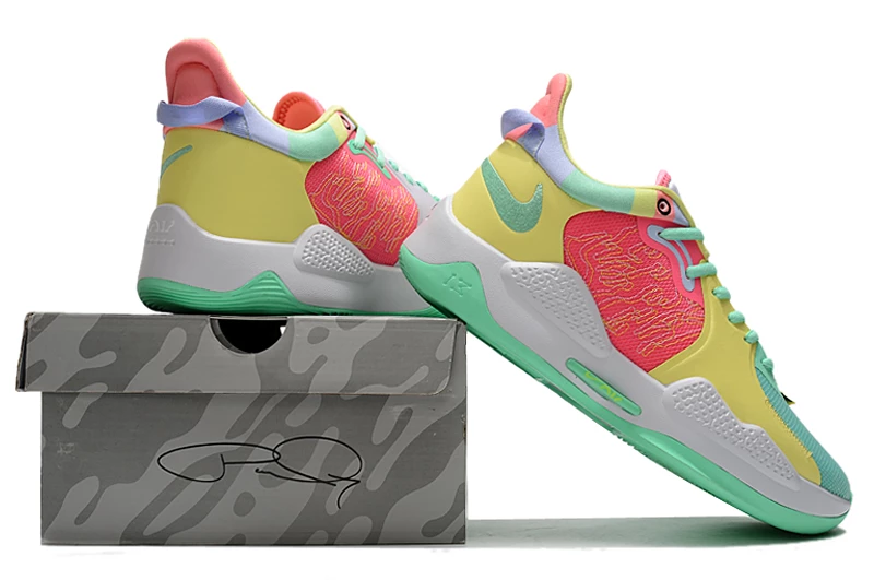 Fit Sporting Goods Nike PG 5 “Daughters” Green Glow/White-Sunset Pulse-Black CW3143-301 For Sale - Image 6