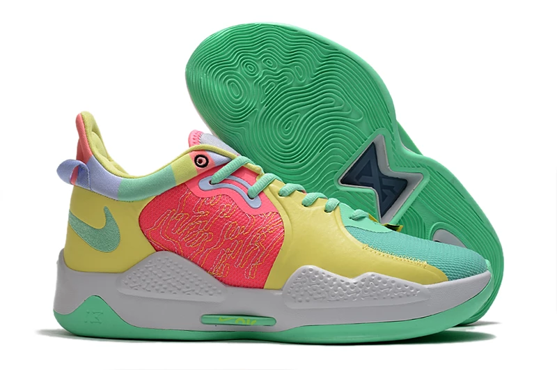 Fit Sporting Goods Nike PG 5 “Daughters” Green Glow/White-Sunset Pulse-Black CW3143-301 For Sale