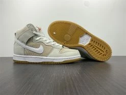 Fit Sporting Goods Nike SB Dunk High Unbleached White/Tan DA9626-100 For Sale