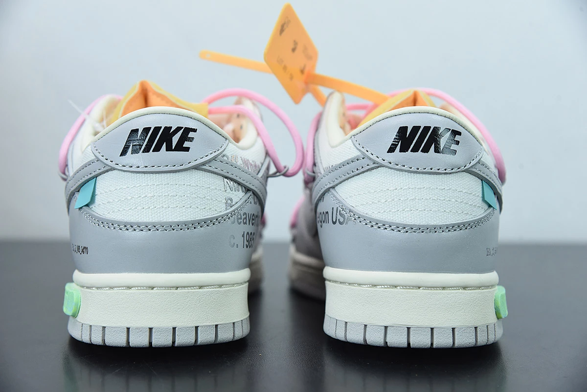 Fit Sporting Goods Off-White X Nike Dunk Low β09 Of 50β Sail/Neutral Grey For Sale - Image 10