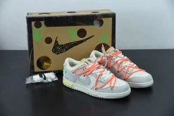 Fit Sporting Goods Off-White X Nike Dunk Low “11 Of 50” Sail/Neutral Grey For Sale