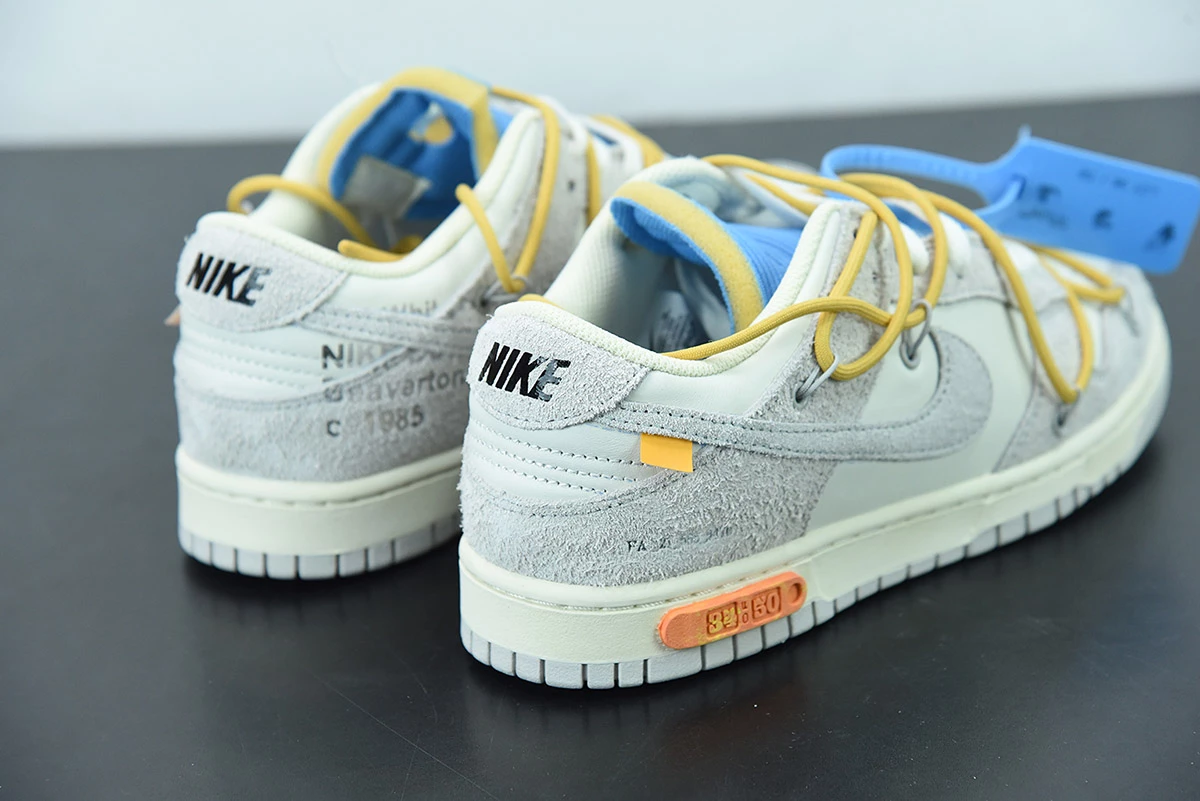 Fit Sporting Goods Off-White X Nike Dunk Low “34 Of 50” Sail/Neutral Grey/Light Ginger For Sale - Image 7
