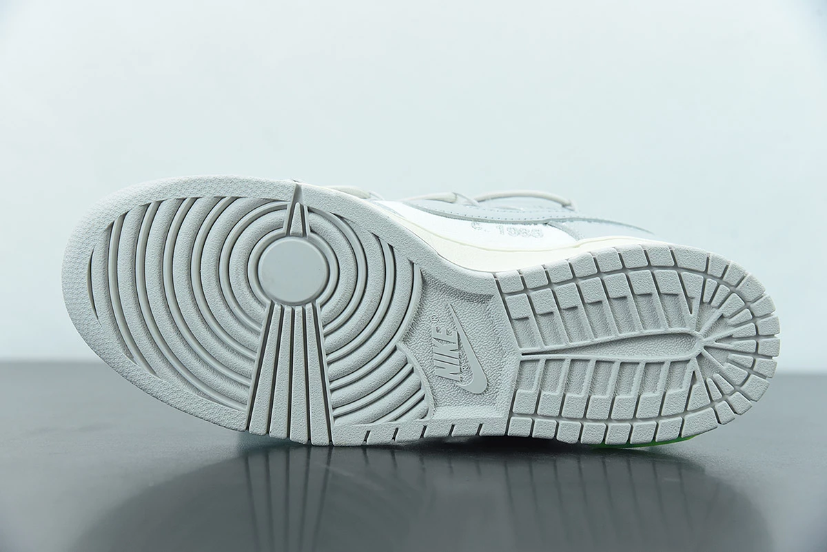 Fit Sporting Goods Off-White X Nike Dunk Low “Lot 42 Of 50” Sail/Grey DM1602-117 For Sale - Image 8