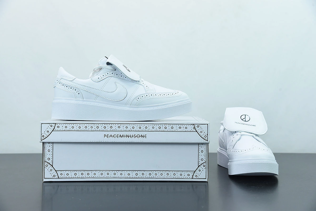 Fit Sporting Goods Peaceminusone X Nike Kwondo 1 Triple White DH2482-100 For Sale - Image 9