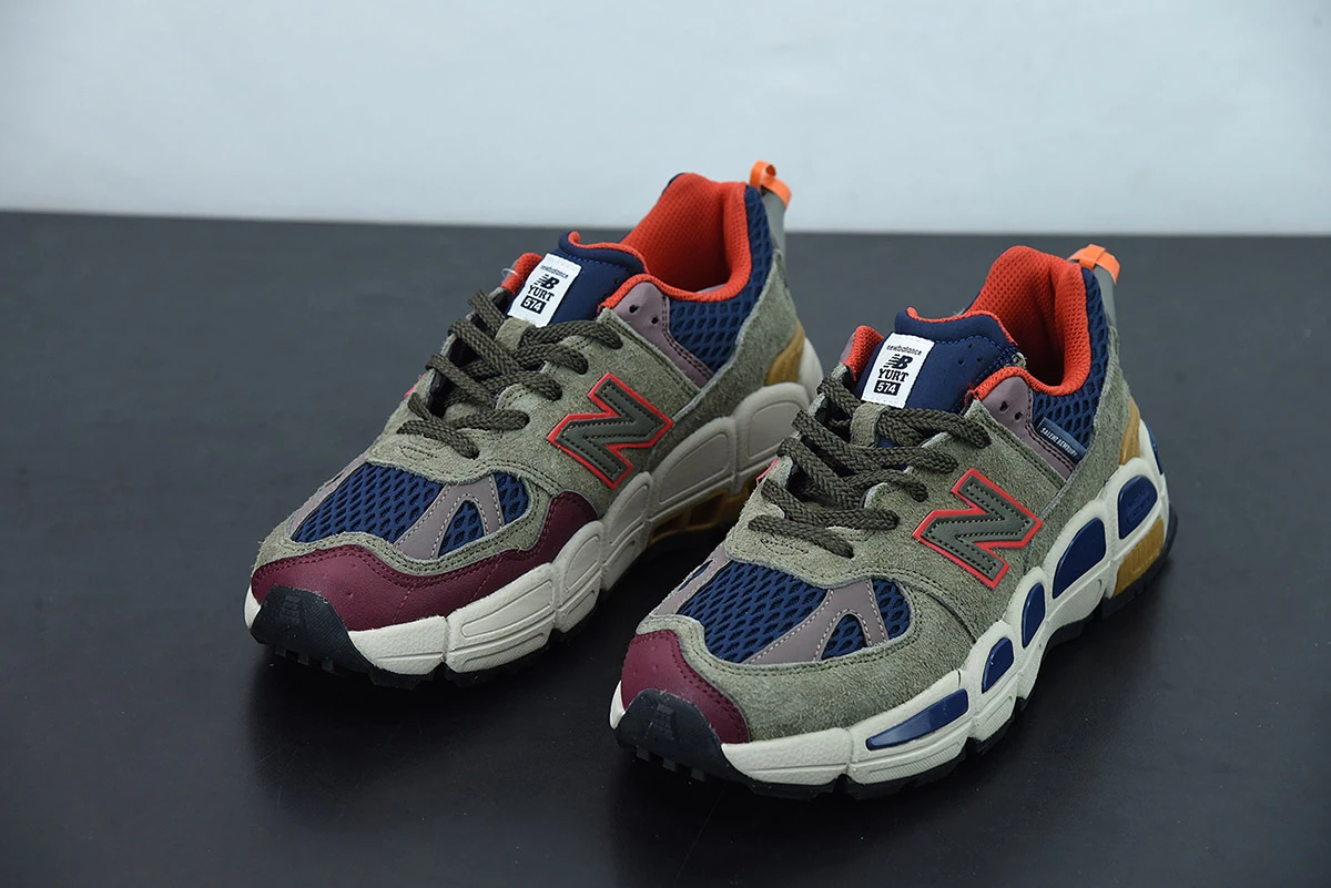 Fit Sporting Goods Salehe Bembury X New Balance 574 “Yurt” Team Forest Green/Burgundy For Sale - Image 5