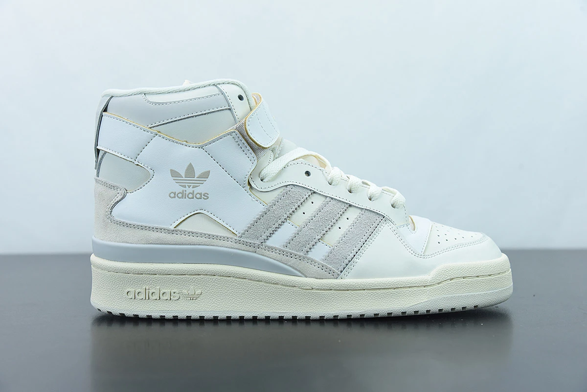 Fit Sporting Goods Adidas Forum 84 High Grey One/Orbit Grey/White FY4576 For Sale - Image 2