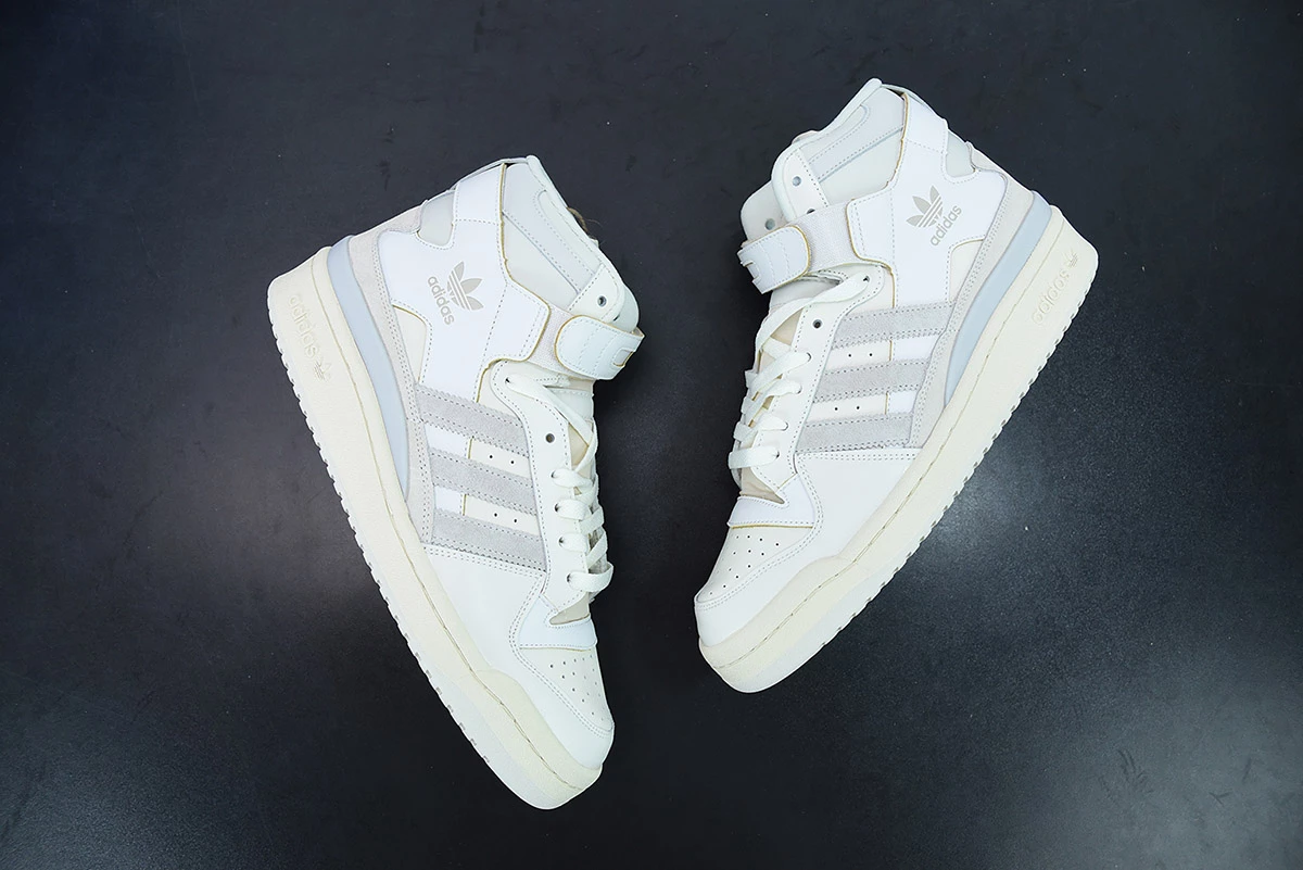 Fit Sporting Goods Adidas Forum 84 High Grey One/Orbit Grey/White FY4576 For Sale - Image 4